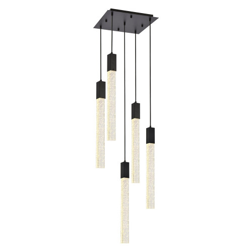 Elegant Pendant Light - Black, L 16" (2066D16BK)