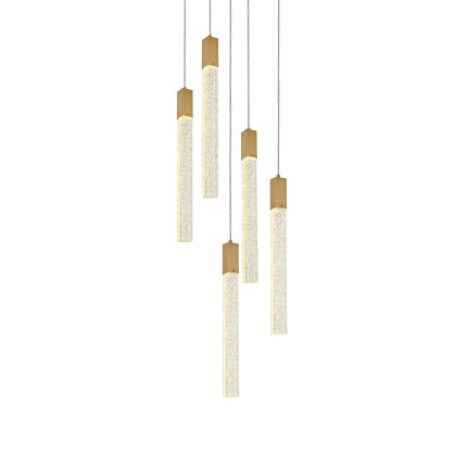 Elegant Pendant Light - Satin Gold, L 16" (2066D16SG)