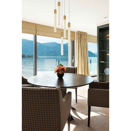 Elegant Pendant Light - Satin Gold, L 16" (2066D16SG)