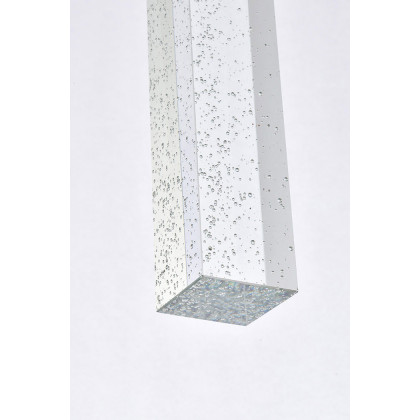 Elegant Pendant Light - Black, L 20" (2066D20BK)