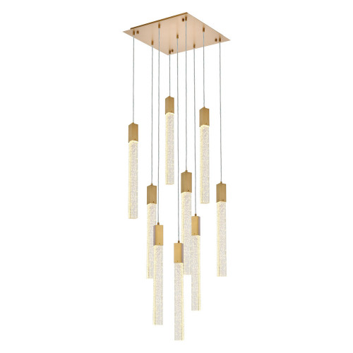Elegant Pendant Light - Satin Gold, L 20" (2066D20SG)