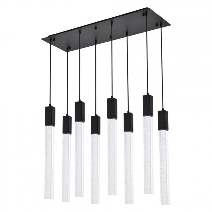 Elegant Pendant Light - Black, L 12" (2066D36BK)