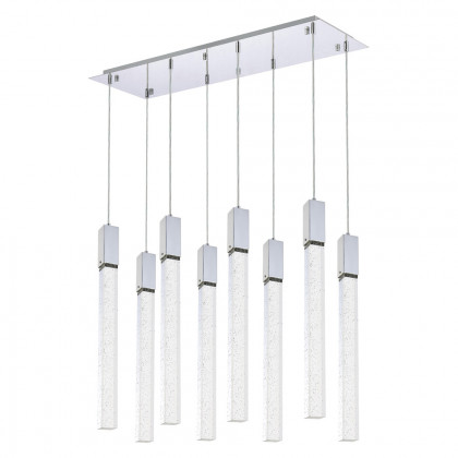 Elegant Pendant Light - Chrome, L 12" (2066D36C)