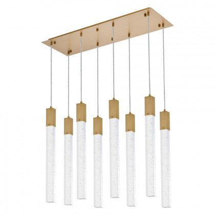 Elegant Pendant Light - Satin Gold, L 12" (2066D36SG)
