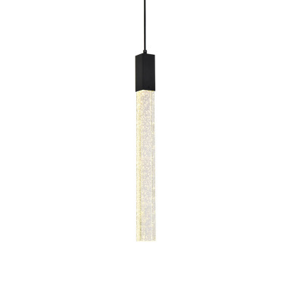Elegant Pendant Light - Black, L 5" (2066D5BK)