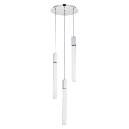 Elegant Pendant Light - Chrome, L 16" (2067D16C)
