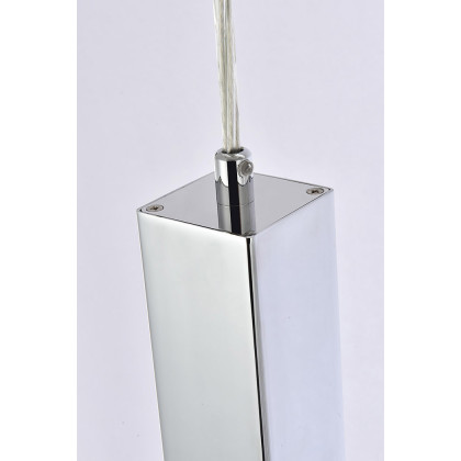 Elegant Pendant Light - Chrome, L 20" (2067D20C)