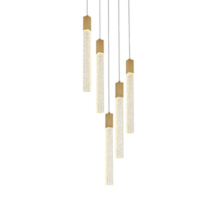 Elegant Pendant Light - Satin Gold, L 20" (2067D20SG)