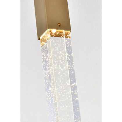 Elegant Pendant Light - Satin Gold, L 20" (2067D20SG)