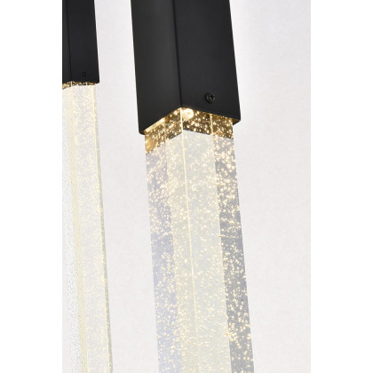 Elegant Pendant Light - Black, L 24" (2067D24BK)