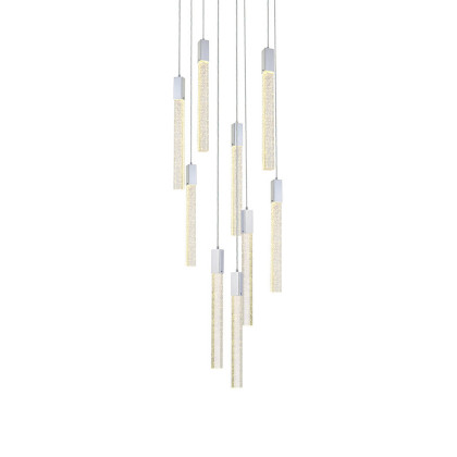 Elegant Pendant Light - Chrome, L 24" (2067D24C)