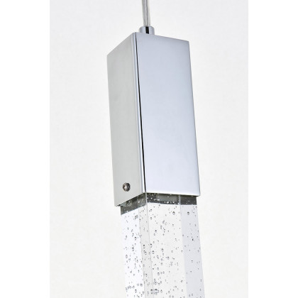 Elegant Pendant Light - Chrome, L 24" (2067D24C)
