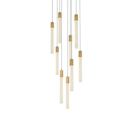 Elegant Pendant Light - Satin Gold, L 24" (2067D24SG)