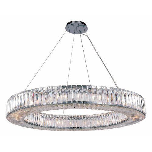 Elegant - Invisible Ring 15 Lights Crystal Chandelier