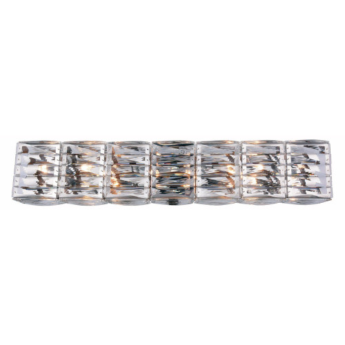 Elegant Invisible 2 Light Wall Sconce - Chrome, L 33.5" (2117W33C-RC)