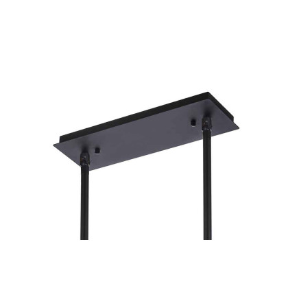 Elegant Chandelier - Black, L 30" (2200G30BK)