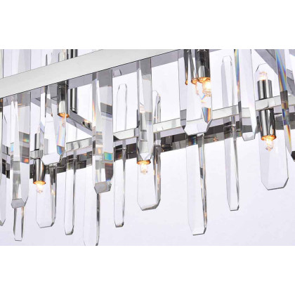 Elegant Chandelier - Chrome, L 30" (2200G30C)