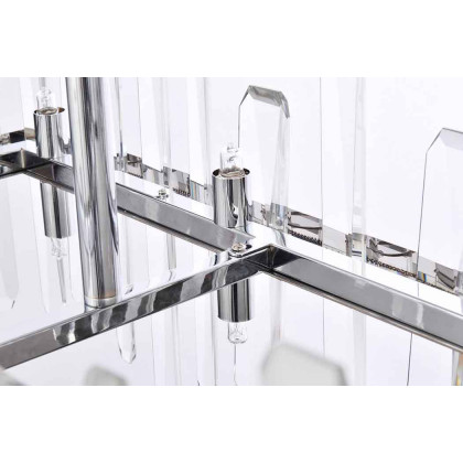 Elegant Chandelier - Chrome, L 36" (2200G36C)