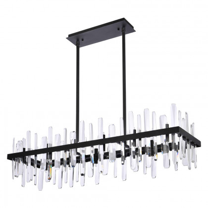 Elegant Chandelier - Black, L 42" (2200G42BK)
