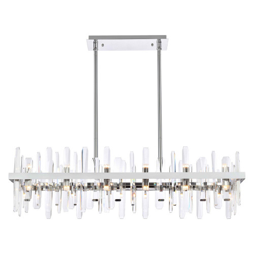 Elegant Chandelier - Chrome, L 42" (2200G42C)