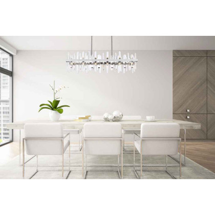 Elegant Chandelier - Chrome, L 42" (2200G42C)