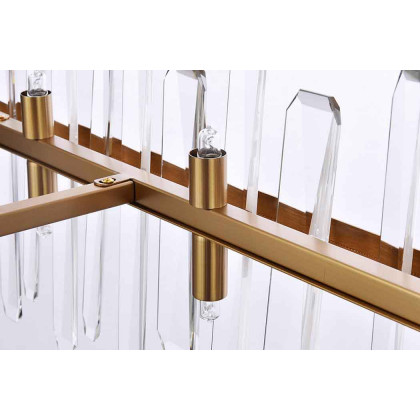 Elegant Chandelier - Satin Gold, L 42" (2200G42SG)