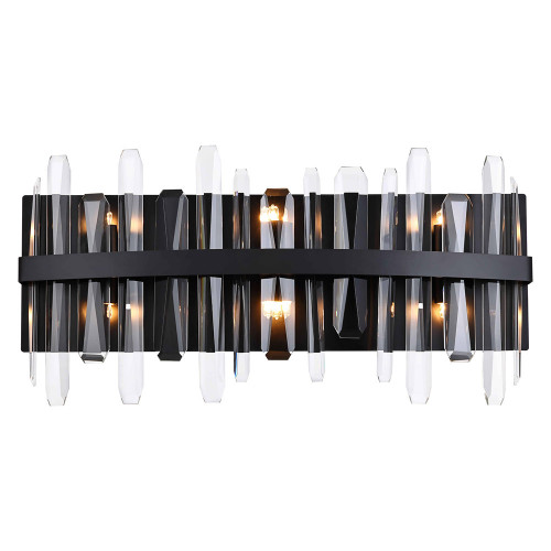 Elegant Wall Sconce - Black, L 24" (2200W24BK)