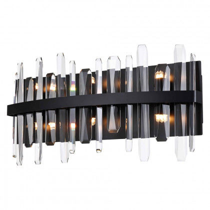 Elegant Wall Sconce - Black, L 24" (2200W24BK)