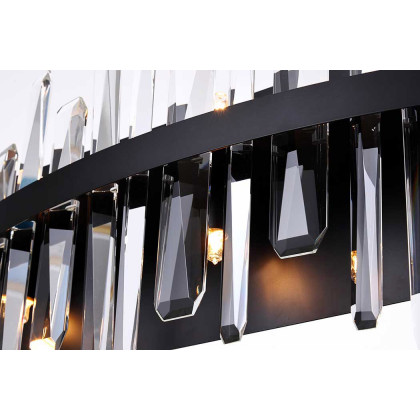 Elegant Wall Sconce - Black, L 24" (2200W24BK)