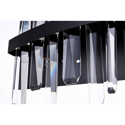 Elegant Wall Sconce - Black, L 24" (2200W24BK)
