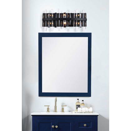 Elegant Wall Sconce - Black, L 24" (2200W24BK)