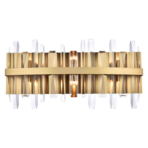 Elegant Wall Sconce - Satin Gold, L 24" (2200W24SG)