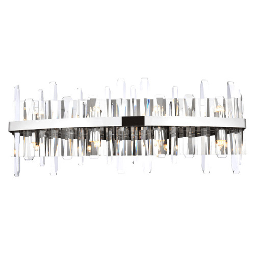 Elegant Wall Sconce - Chrome, L 30" (2200W30C)