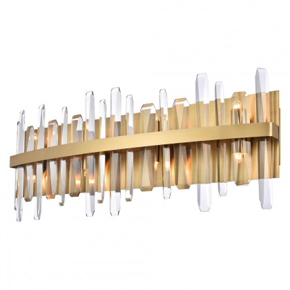 Elegant Wall Sconce - Satin Gold, L 30" (2200W30SG)