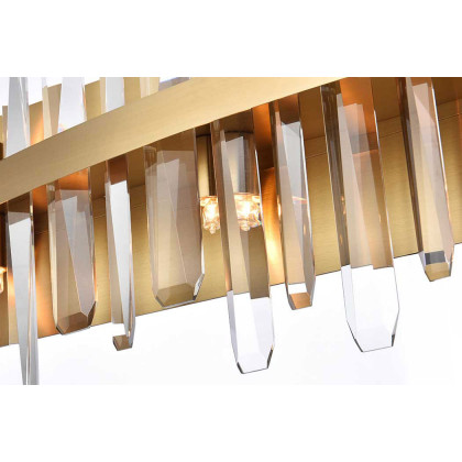 Elegant Wall Sconce - Satin Gold, L 30" (2200W30SG)