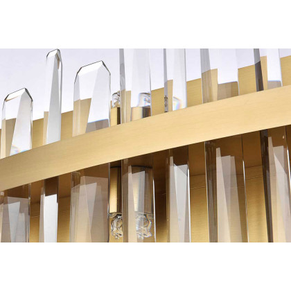 Elegant Wall Sconce - Satin Gold, L 30" (2200W30SG)