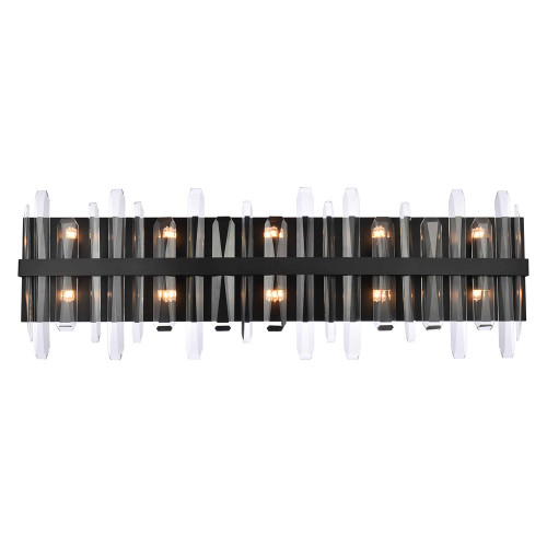 Elegant Wall Sconce - Black, L 36" (2200W36BK)