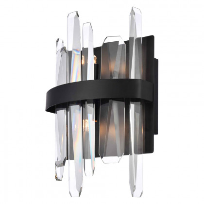 Elegant Wall Sconce - Black, L 8" (2200W8BK)