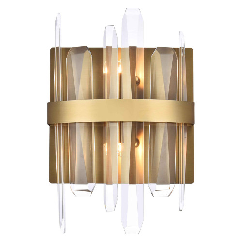 Elegant Wall Sconce - Satin Gold, L 8" (2200W8SG)