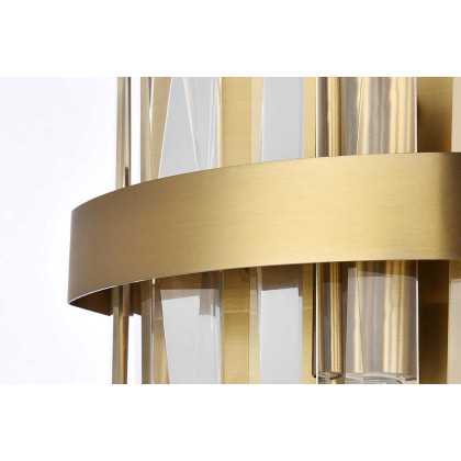 Elegant Wall Sconce - Satin Gold, L 8" (2200W8SG)