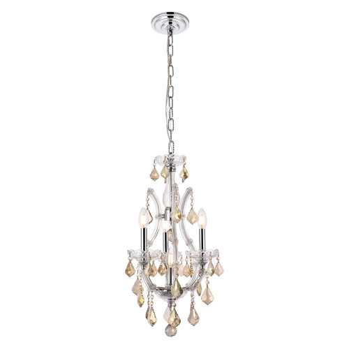 Elegant Hinkley Outdoor Porter - Chrome/Golden Teak, L 12" (2800D12C-GT-RC)