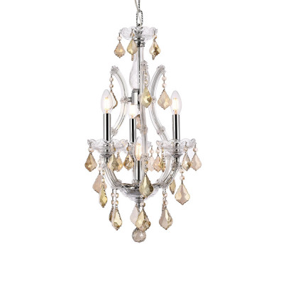 Elegant Hinkley Outdoor Porter - Chrome/Golden Teak, L 12" (2800D12C-GT-RC)