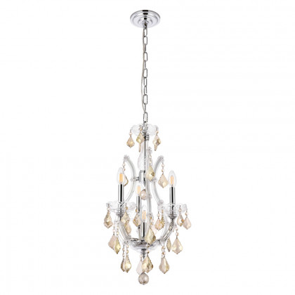 Elegant Hinkley Outdoor Porter - Chrome/Golden Teak, L 12" (2800D12C-GT-RC)