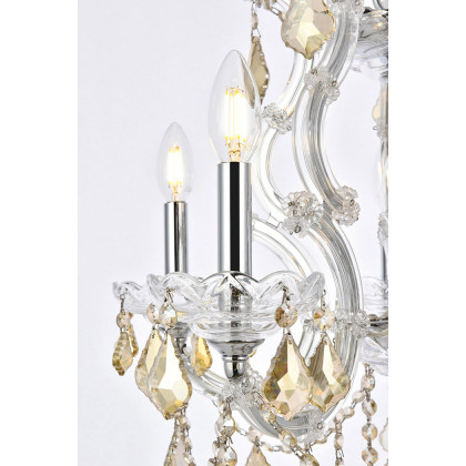 Elegant Hinkley Outdoor Porter - Chrome/Golden Teak, L 20" (2800D20C-GT-RC)