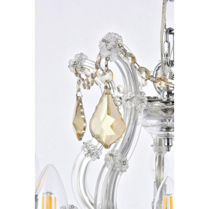Elegant Hinkley Outdoor Porter - Chrome/Golden Teak, L 20" (2800D20C-GT-RC)