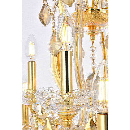 Elegant Hinkley Outdoor Porter - Gold/Golden Teak, L 27" (2800D27G-GT-RC)