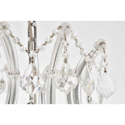 Elegant Maria Theresa 41 Light Chandelier - Chrome, L 44" (2800G44C-RC)