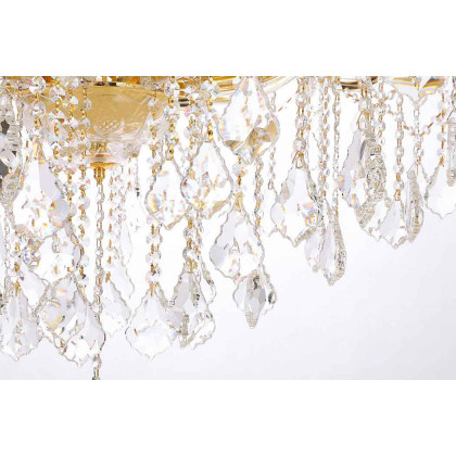 Elegant Maria Theresa 41 Light Chandelier - Gold, L 52" (2800G52G-RC)