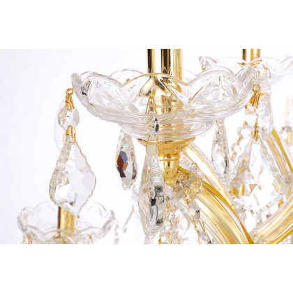 Elegant Maria Theresa 41 Light Chandelier - Gold, L 52" (2800G52G-RC)