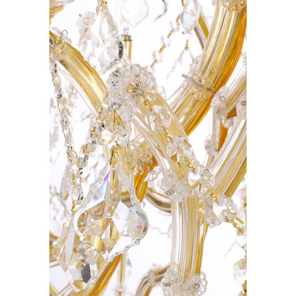 Elegant Maria Theresa 41 Light Chandelier - Gold, L 52" (2800G52G-RC)